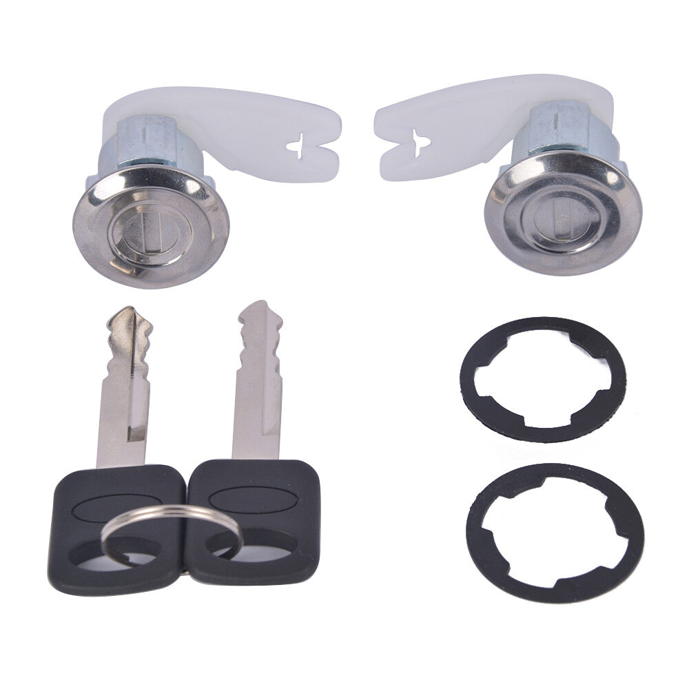 DOOR LOCK CYLINDER SET FOR 1992-1996 BRONCO F-150 F-250 F-350 2 KEYS
