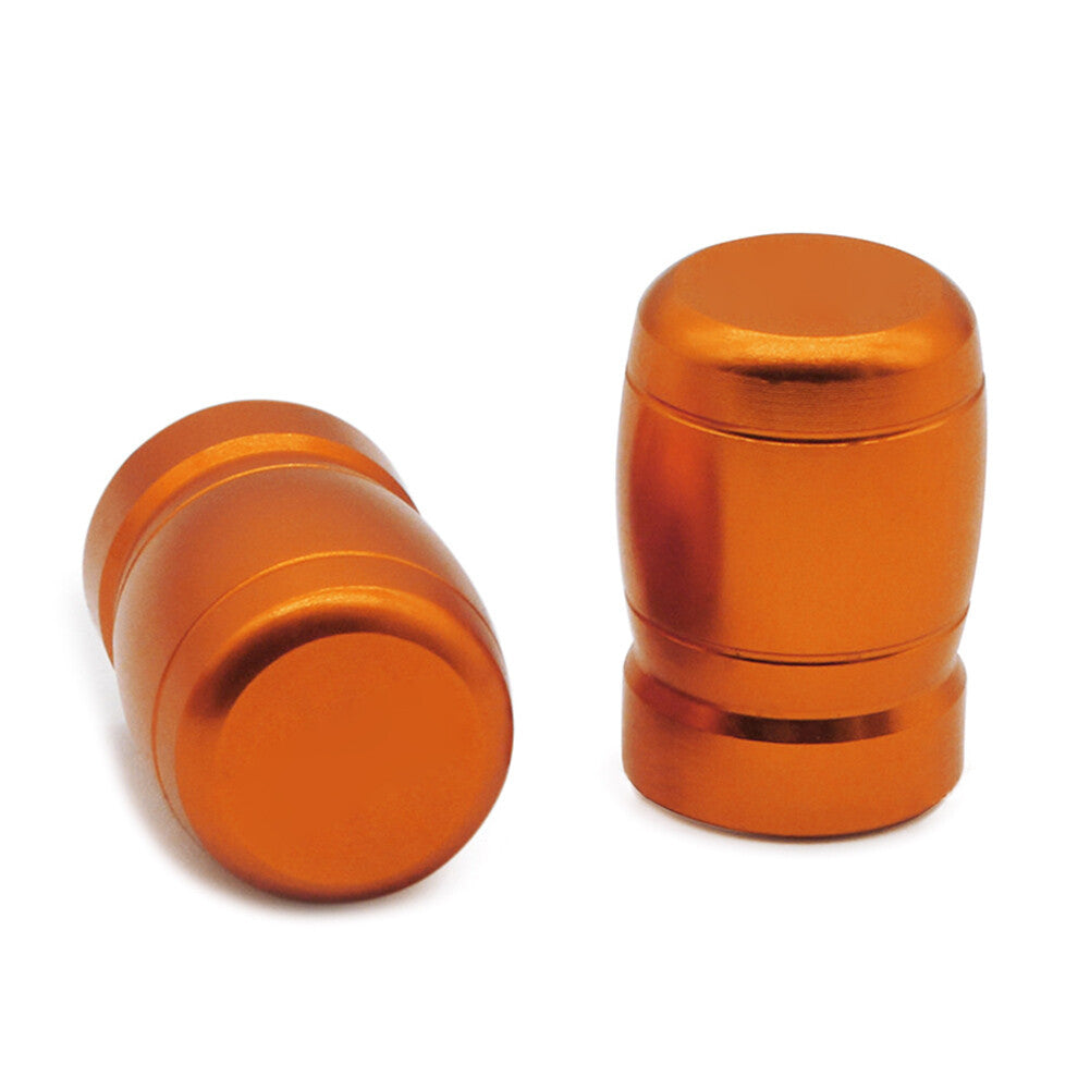 CNC Tire Valve Air Port Cover Cap Fit for HONDA PCX125 PCX150 Orange Motorcycle Pair