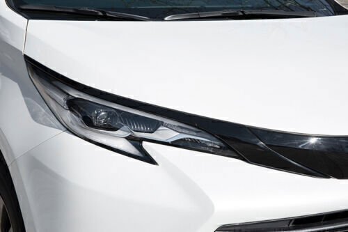 4X Gloss Black Front Hood Bonnet Grille Grill Strip Trim for Toyota for Sienna 21-24