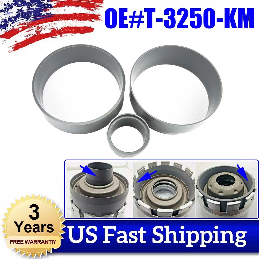 3x Transmission Underdrive Piston Retainer Install Kit T3250KM for Dodge 68RFE
