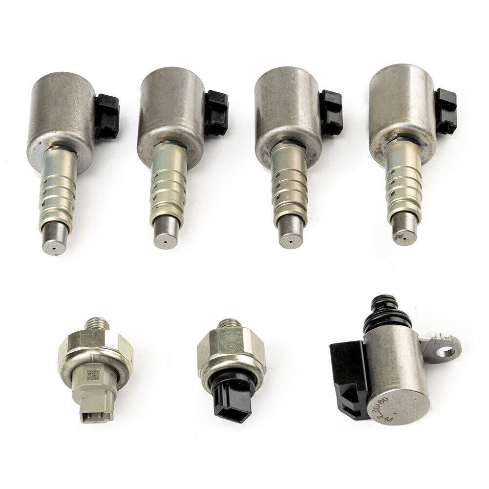 7pcs Transmission Solenoid Pressure Sensor Kit for Nissan JF016E JF017E CVT8