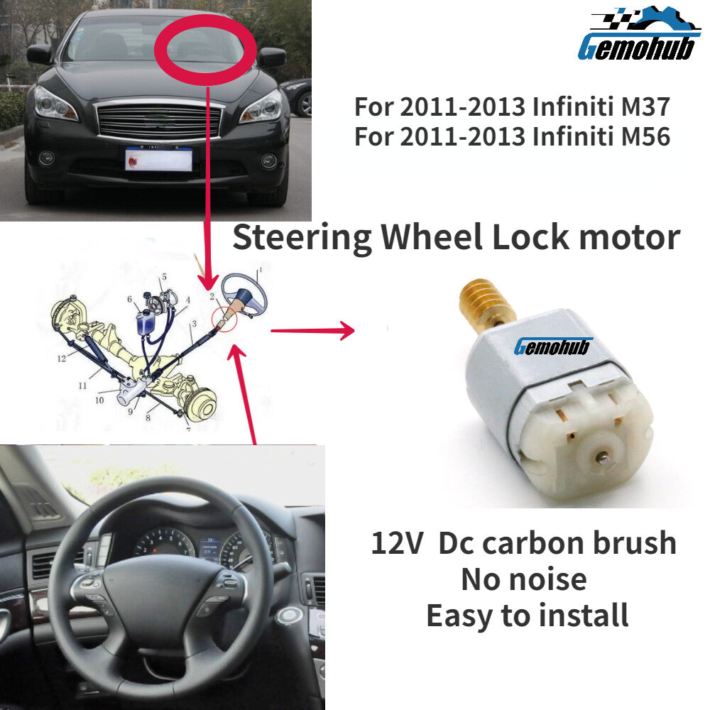 For 2011-2013 for Infiniti M37 2011-2013 for Infiniti M56 Steering Column Lock motor