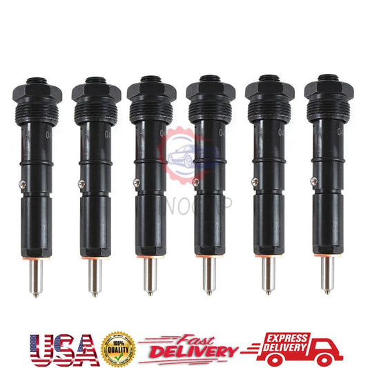 6X Fuel Injectors Kit 0432133864 for Dodge 12 Valve 5.9L +50HP 1994-1998