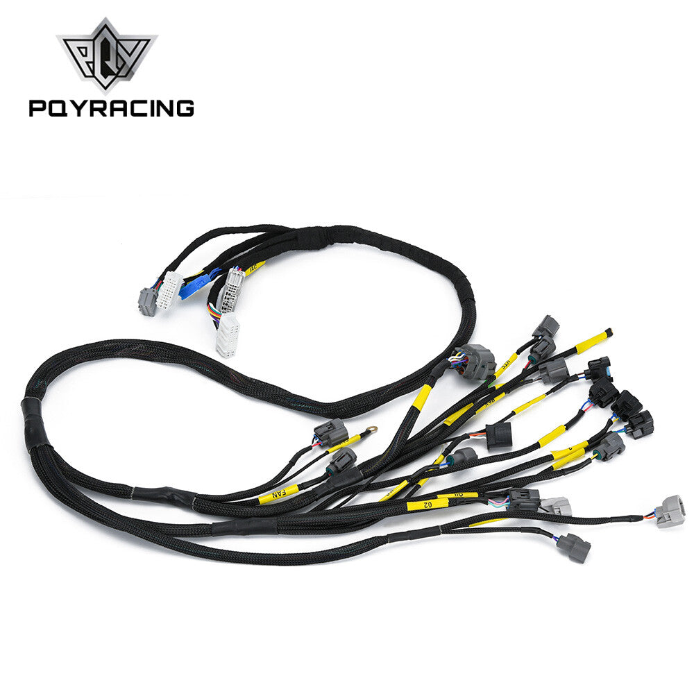 For 92-00 for Honda for Civic Integra B16 B18 D16 OBD2 Tucked Engine Wire Harness Kit