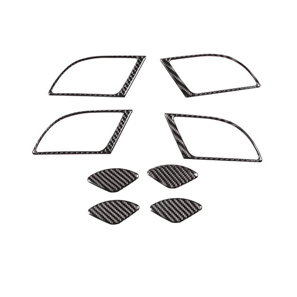 8¡ÁCarbon Fiber Interior Door Handle Bowl Cover Trim for Honda CR-V CRV 2007-11