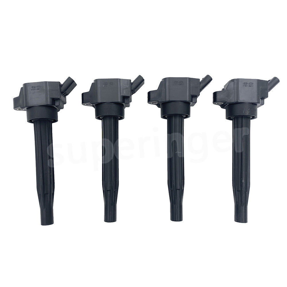 4-pack ignition coils for Hyundai for Tucson Santa Fe and for Kia Sorento 1.6L turbo 273012 M417