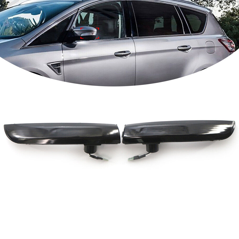 2Pcs Dynamic LED Side Mirror Turn Signal Light for Ford Escape Kuga Ecosport