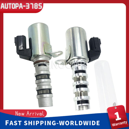 2PCS Engine Variable Valve Timing Solenoid LeftRight for Nissan for Infiniti for Nissan
