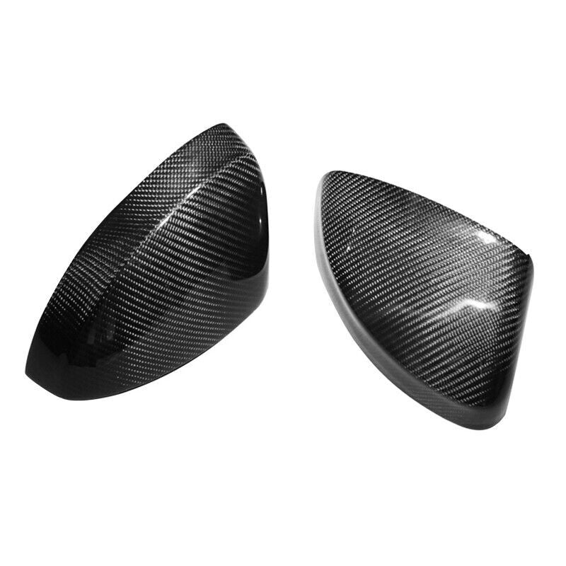 Real Carbon Fiber Car Rear view Side Mirror Cover Caps for Audi A3 2014-2018