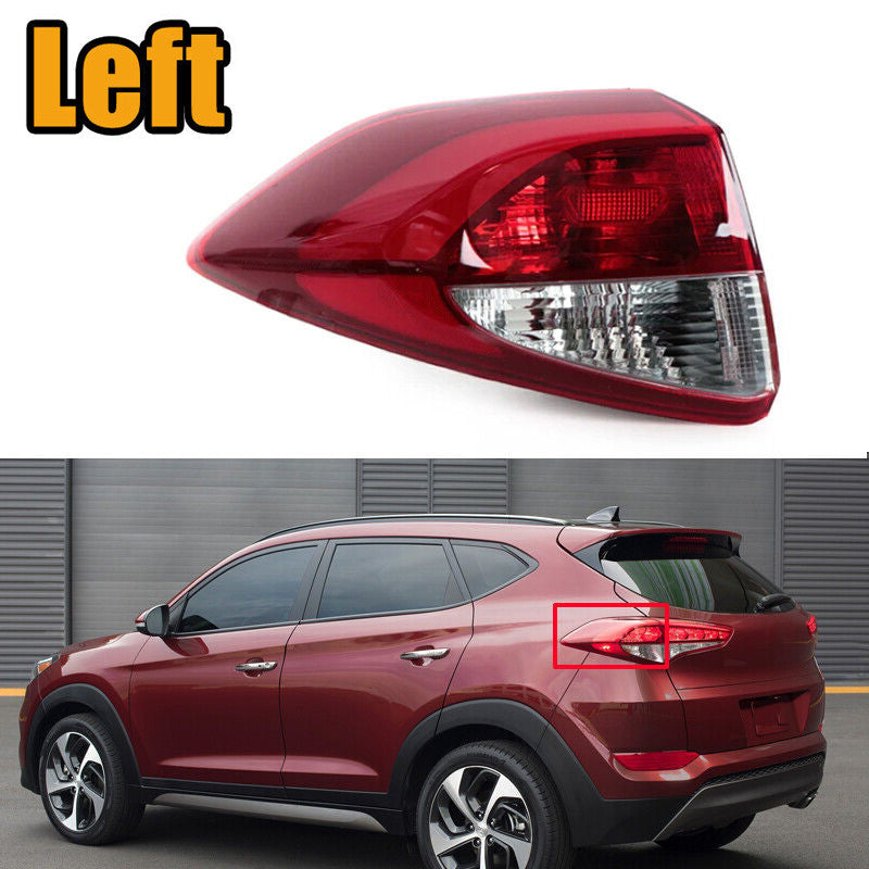 Outer Left Tail Light Halogen Without Bulb for Hyundai for Tucson 2016-2018
