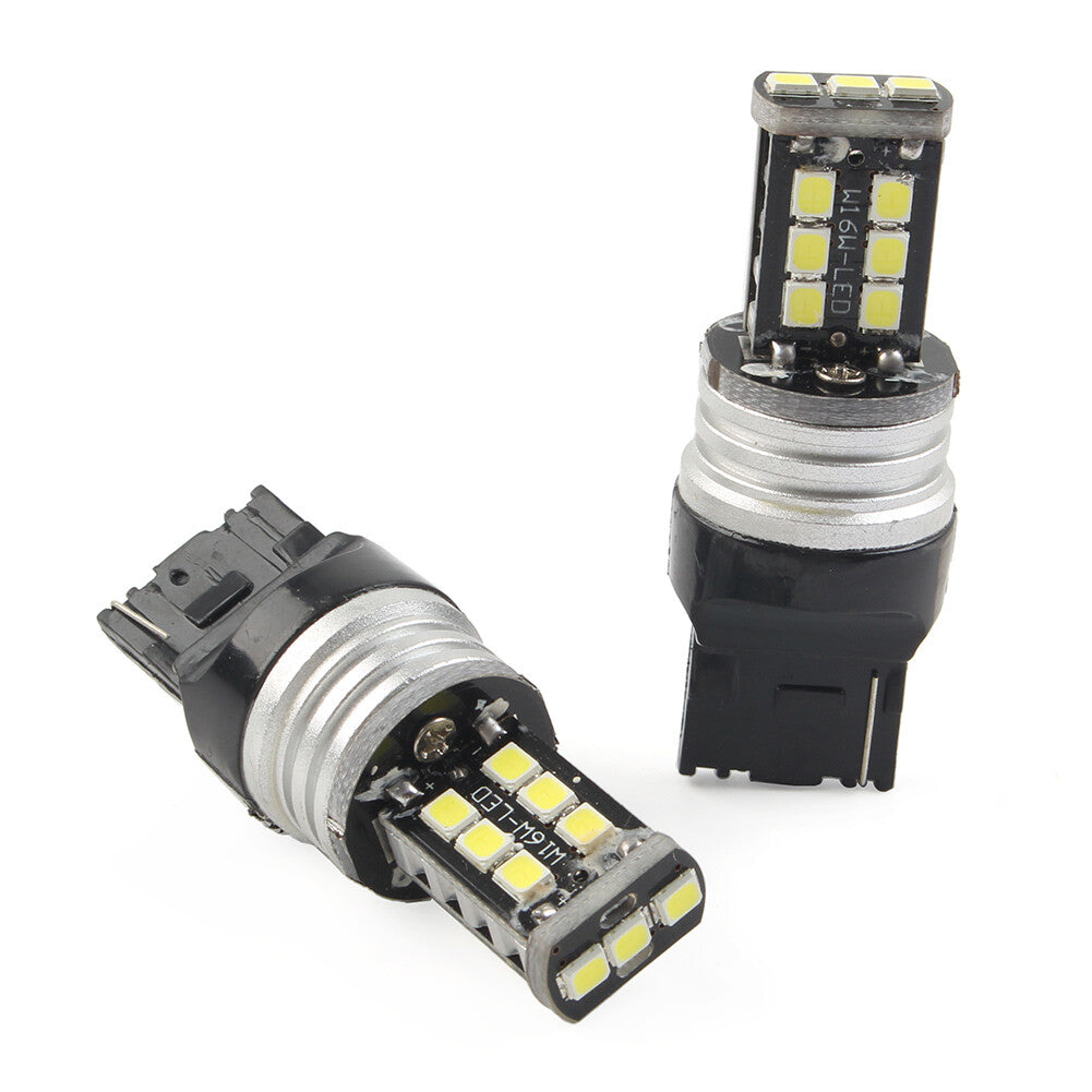 7440-15SMD Super Bright High Power Reverse Tail Brake Lights Parking LED Bulbs