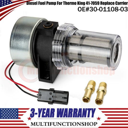 New Diesel Fuel Pump 30-01108-03 For Thermo King 41-7059 Replace for Carrier