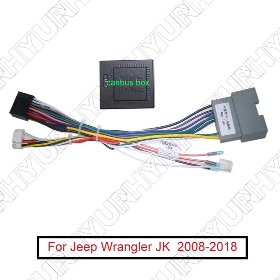 Car 16pin Android Wiring Harness With Canbus Aftermarket Stereo Installation