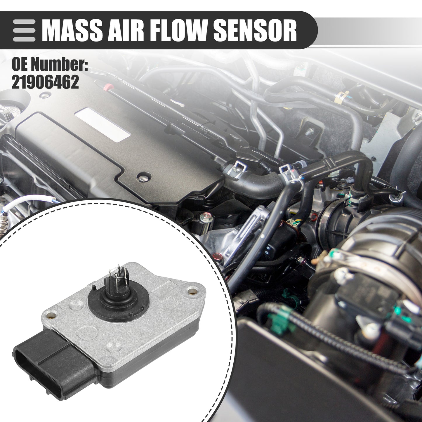 Air flow sensor for Ford E-150, E-250, E-350, 1998-1999, model number F8LZ12B579AA
