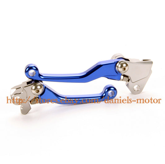 CNC 2X Off-road Brake Clutch Levers for YAMAHA YZ250F (2001-2006) BlUE