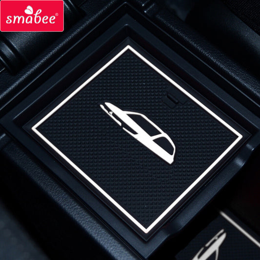 Gate Slot Cup Mat for Mitsubishi Outlander 2013 - 2019 3rd Accessories Door Pad