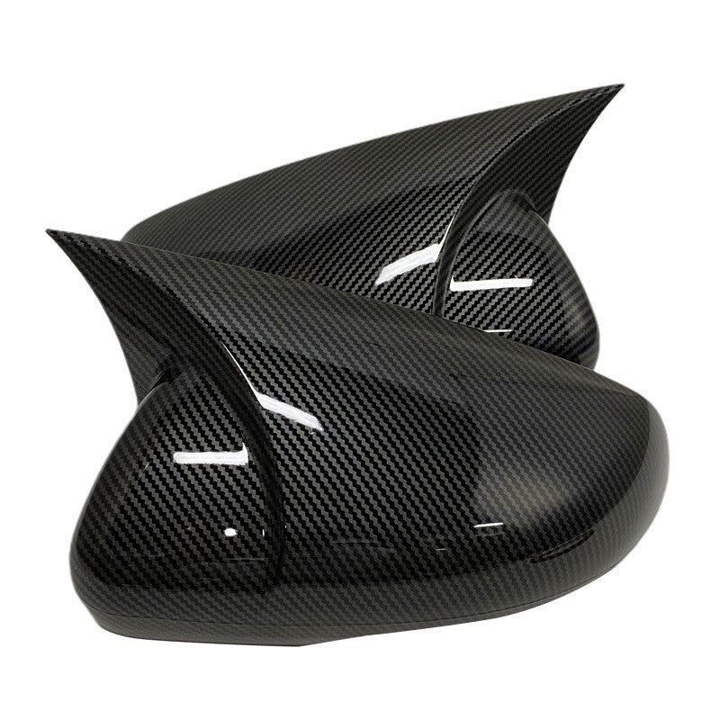 2x Wing Mirror Cover Caps Carbon Look for VW for Golf MK7 MK7.5 GTI GTD 2014-2019
