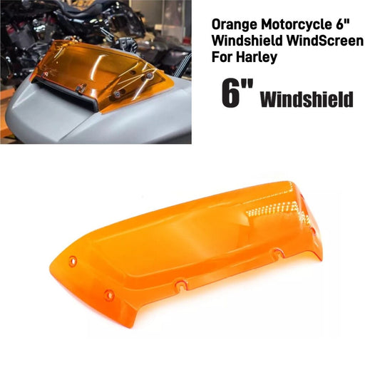 Orange 6 Windshield WindScreen for Harley Road Glide CVO ST FLTRXSTSE 2024 -up