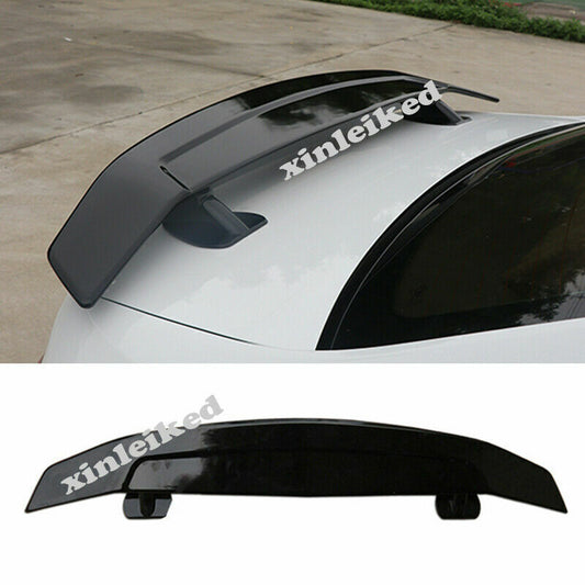 for Mazda 3 Axela Sedan 2014-2018 Glossy Black ABS Rear Spoiler Trunk Wing Cover