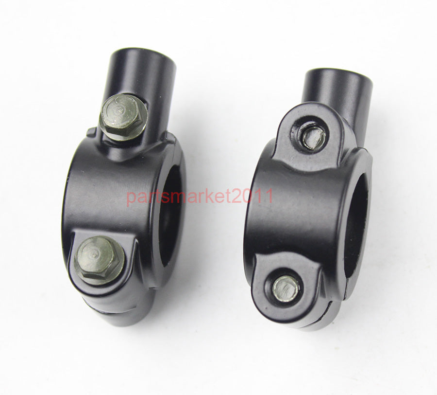 8MM Mirror Mount Brackets Clamps Pit Dirt Bikes ATV Z50 Motorcycle Scooter 22MM