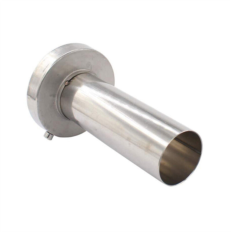 Universal 3.5-inch removable stainless steel muffler insert for automotive exhaust tips