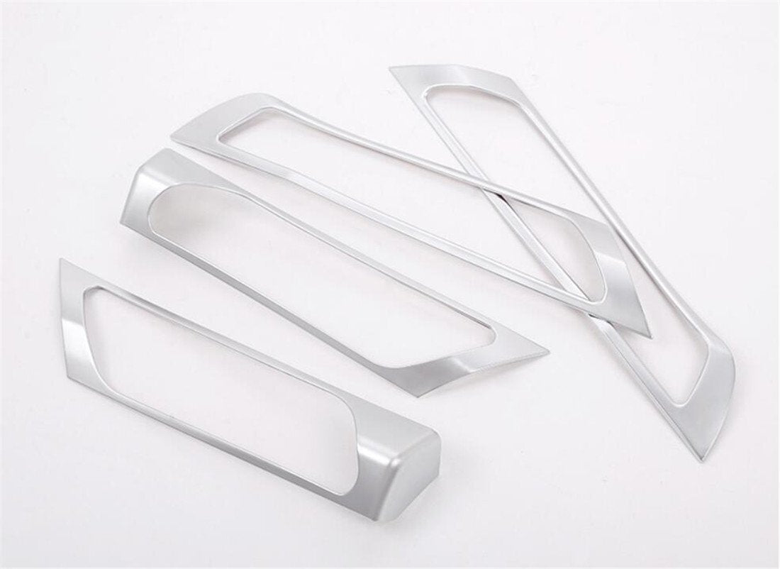 4¡ÁSilver ABS Interior Door Handle Bowl Panel Cover for BMW X3 F25 X4 F26 2014-17