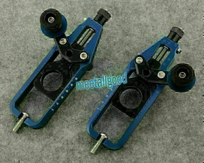 Chain Adjuster Tensioners Fit for YAMAHA YZF R1 2009 - 2012 Blue Motorcycle