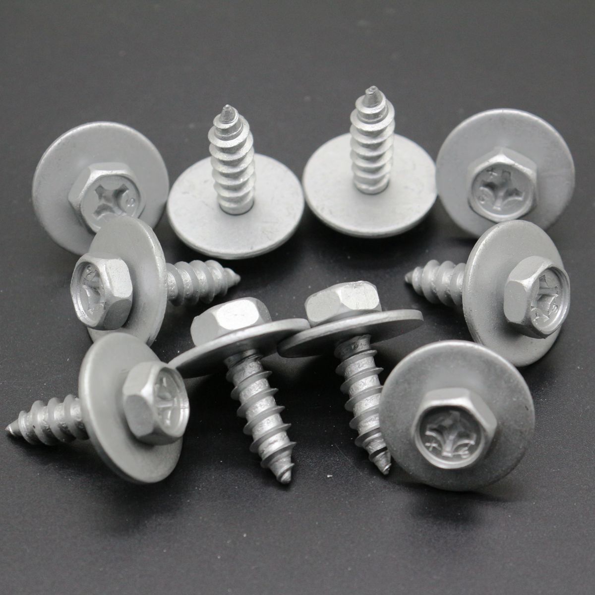 10-piece pack of hexagonal head washing machine screws suitable for Toyota 90159-60383