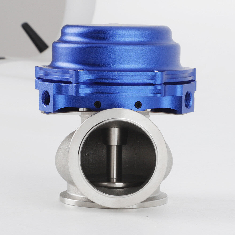 44mm Universal External Wastegate MVR V-Band Flange Turbine Water-Cooled Blue