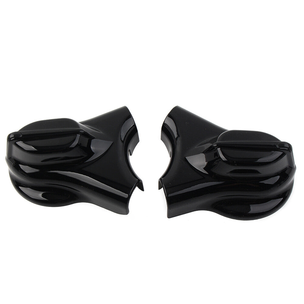 Black rear control arm axle cap kit for Harley Heritage Softail 2008 - 2017 FXS