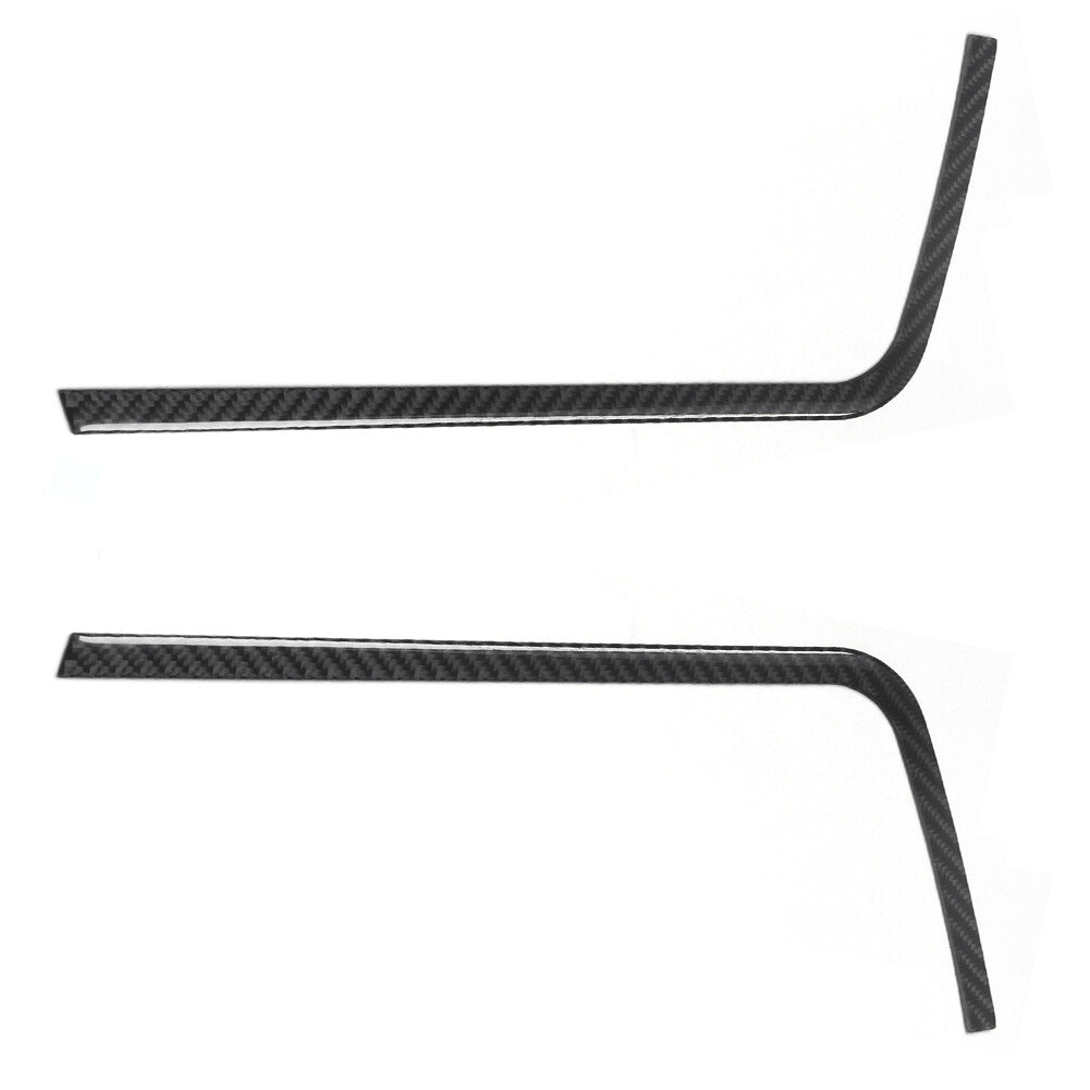 2X Carbon Fiber Front Door Storage Accent Cover Trim for Chrysler 300 2005-2007