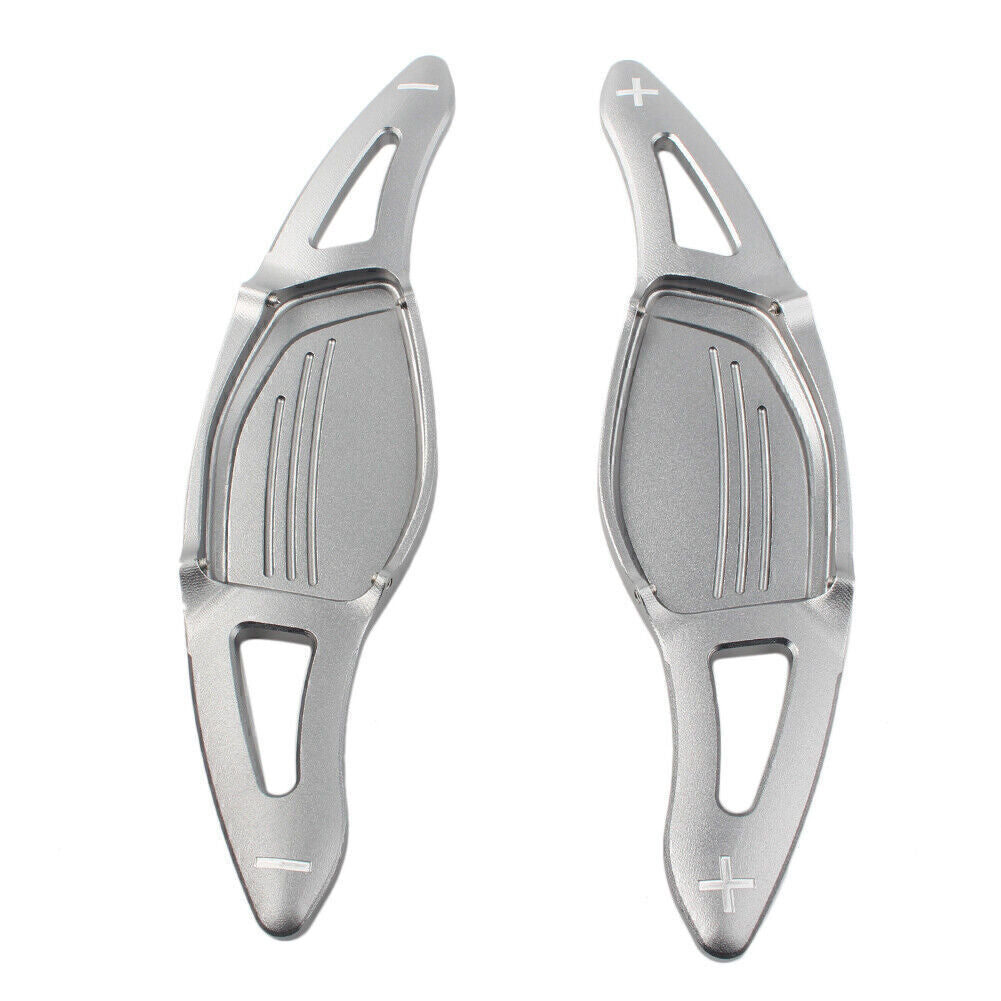 for Audi R8 RS3 RS4 RS5 TT RS Gray 2x Steering Wheel Paddle Shifter Extension