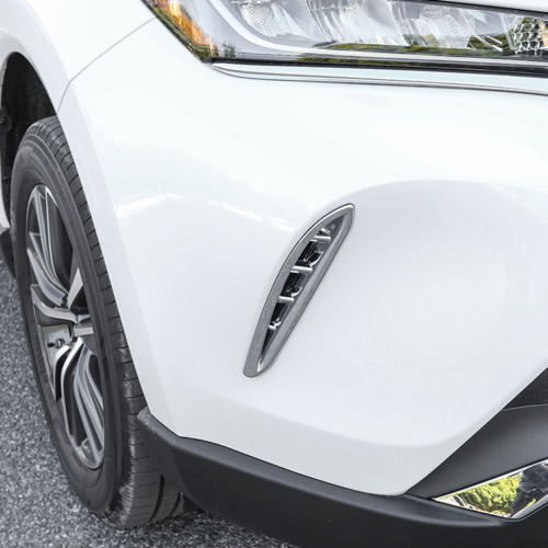 Chrome ABS Car Front Bumper Air Vent Inlet Cover Trim for Toyota Venza 2021-2023
