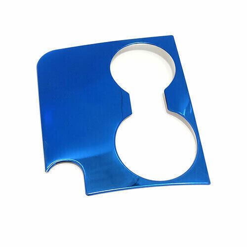Middle Console Drinking Glass Trim Fit for Kia Sportage R GL 2011-16 Blue Steel