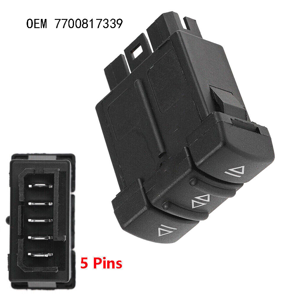 For Renault19 II 5 Pins Elektrische Fensterheberschalter 7700817339 passend NEW