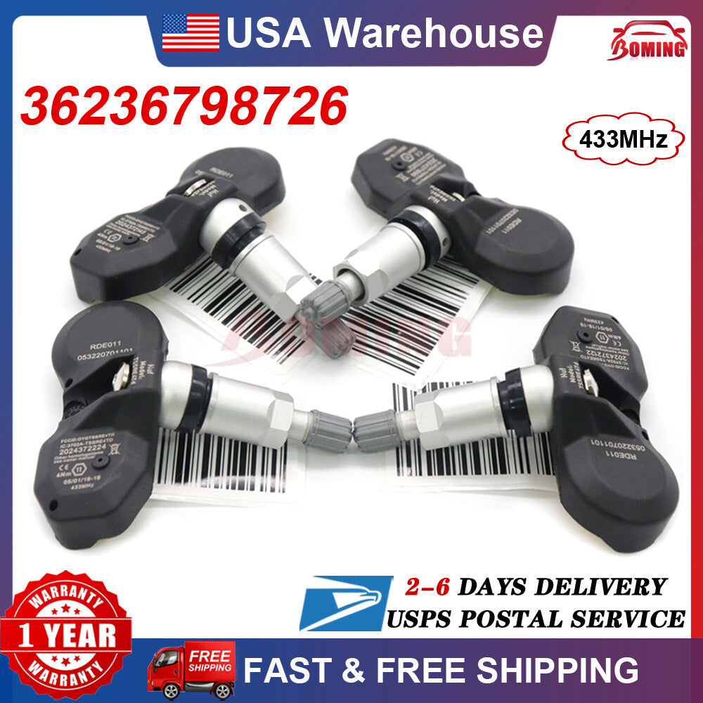 36236781847 new 4x TPMS tire pressure sensors for BMW , for Mini Cooper , for Rolls-Royce