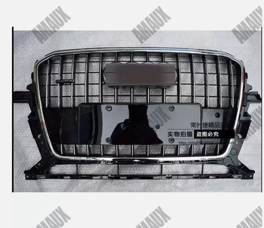 Front Bumper Grill Mesh Grille Fit for Audi Q5 2013 2014 2015 2016 Chrome Grille