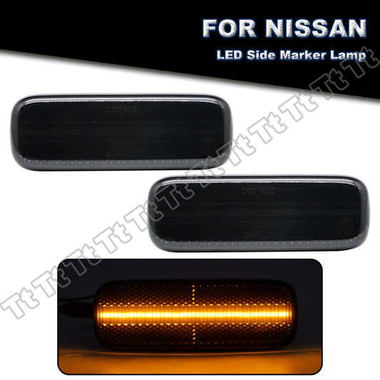 Smoked LED front marker lights suitable for 93-97 for Nissan Altima 1989-1994 240SX S13