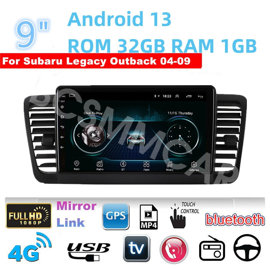 Fit For 2003-2009 for Subaru Legacy Outback Car Stereo Radio 9in Touch Screen Camera
