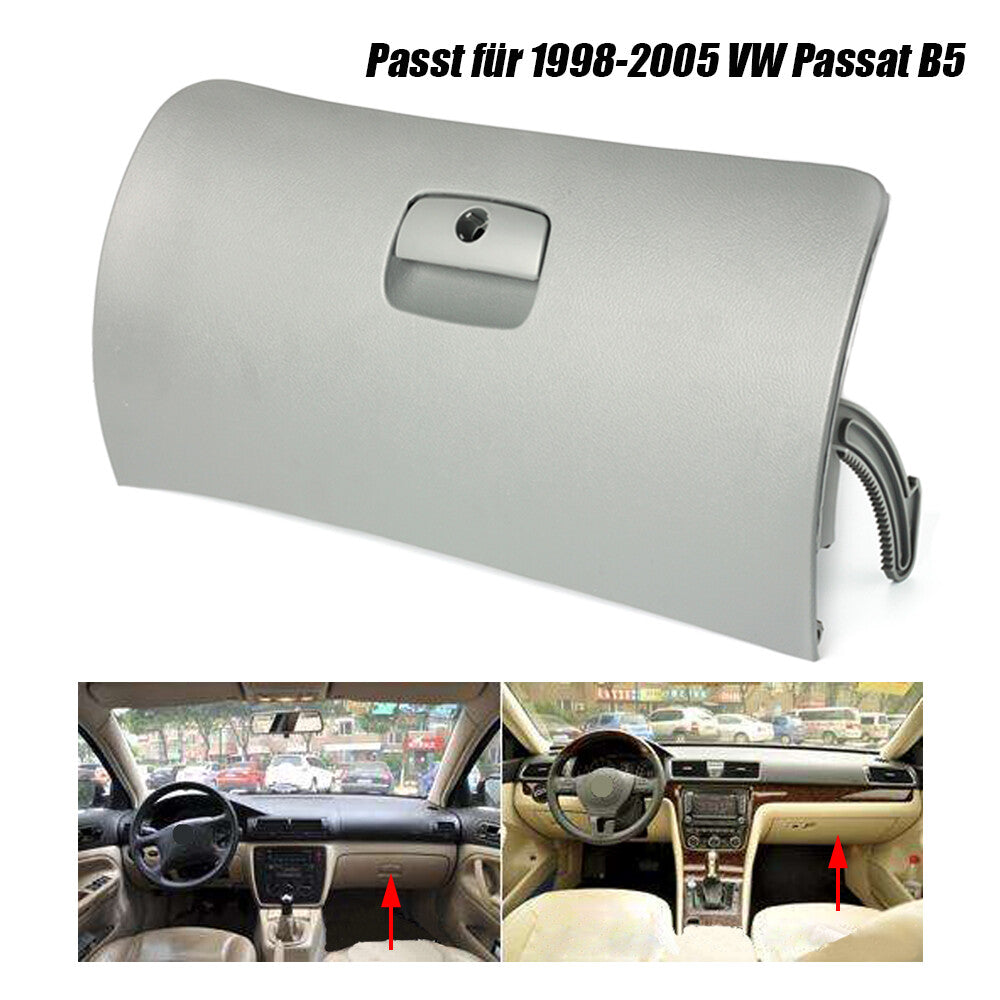 Car door cover, glove box cover, storage drawer cover for Volkswagen for Passat B5 1998-2005, grey.