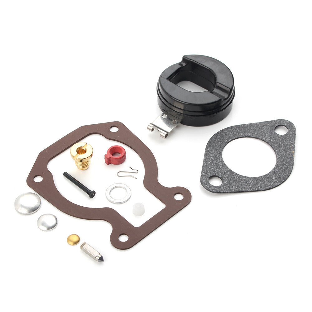 For Johnson Evinrude 9.9 HP 15 HP 1974-88 398453 Carburetor Rebuild Kit w/ Float