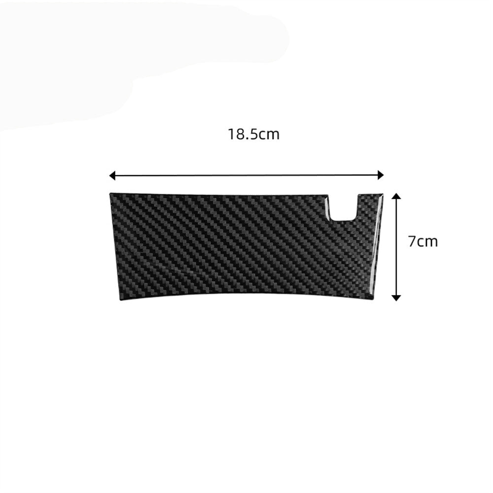 Carbon Fiber Armrest Lower Part Decorative Trim Cover for Honda Accord 2013-2017
