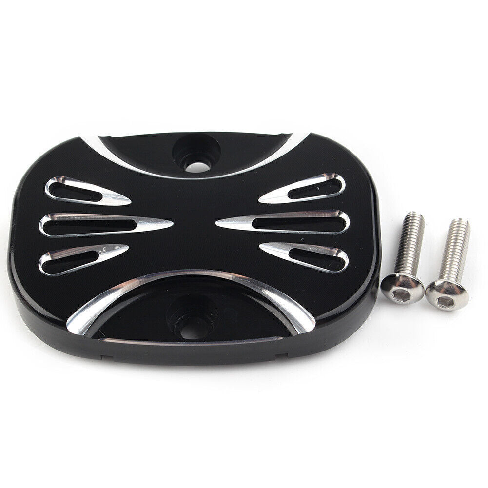 CNC Cut Rear Brake Master Cylinder Cover for Harley Electra Glide Road King FLTR