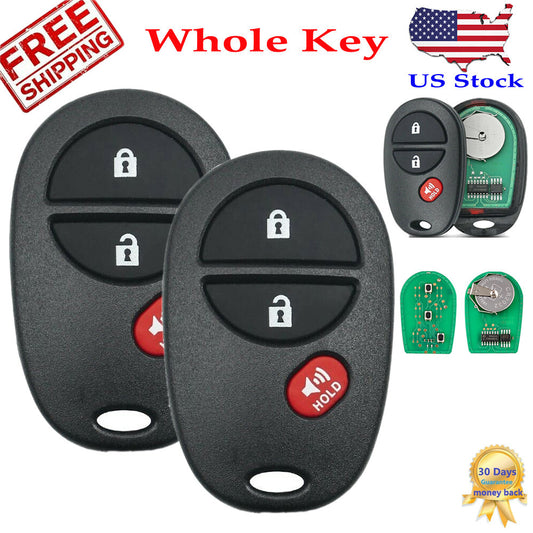 2. Applicable to 2007, 2008, 2009, 2010, and 2012 for Toyota Tacoma Tsutsumi keyless remote keychains.