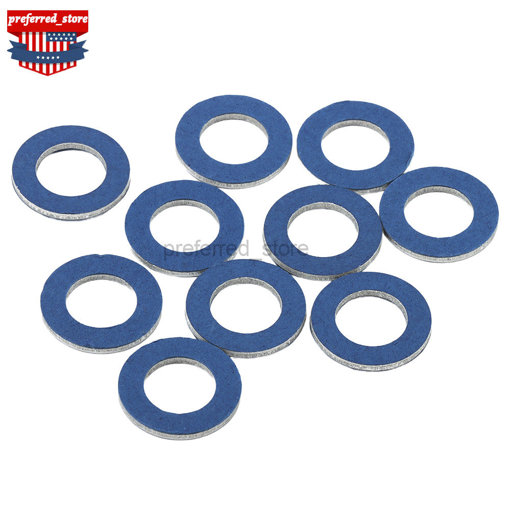 10x for Toyota 9043012031 Oil Drain Sump Plug Washers Gasket