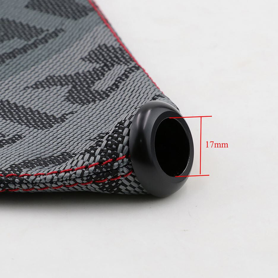 Car Gear Shift Knob Boot Racing Gearbox Protective Cover Premium Fabric Orange for Cadillacs