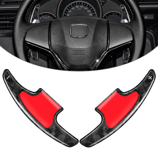 Forged Carbon Fiber Steering Wheel Paddle Shifter Extension for Honda HR-V 16-20