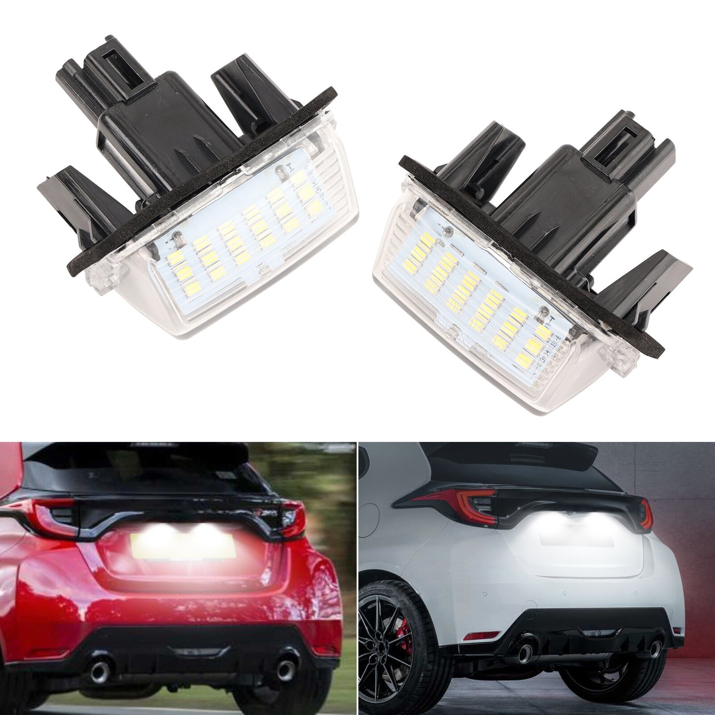 2x LED License Number Plate Light for Toyota for Camry 2012 2013 2014 2015 2016 2017