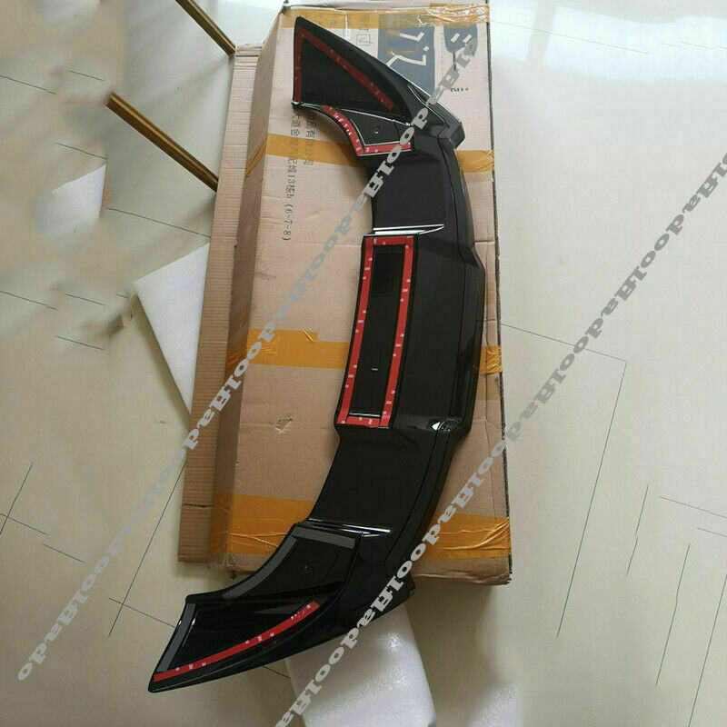 1X Black Rear Roof Window Lip Decor Wing Spoiler for Toyota Highlander 2014-2019
