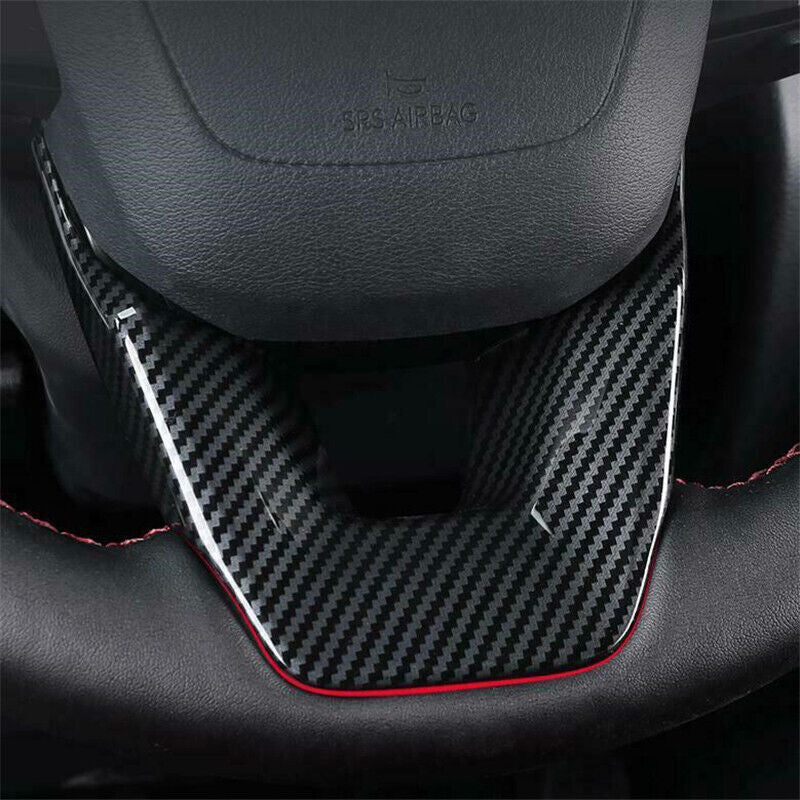Carbon Fiber Steering Wheel Button Cover Trim for Lexus NX250 350 450h 2022-2024